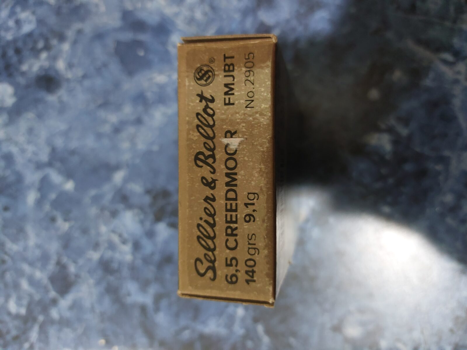 Munitions 6.5 creedmoor Sellier & Bellot 140 gr FMJ-BT
