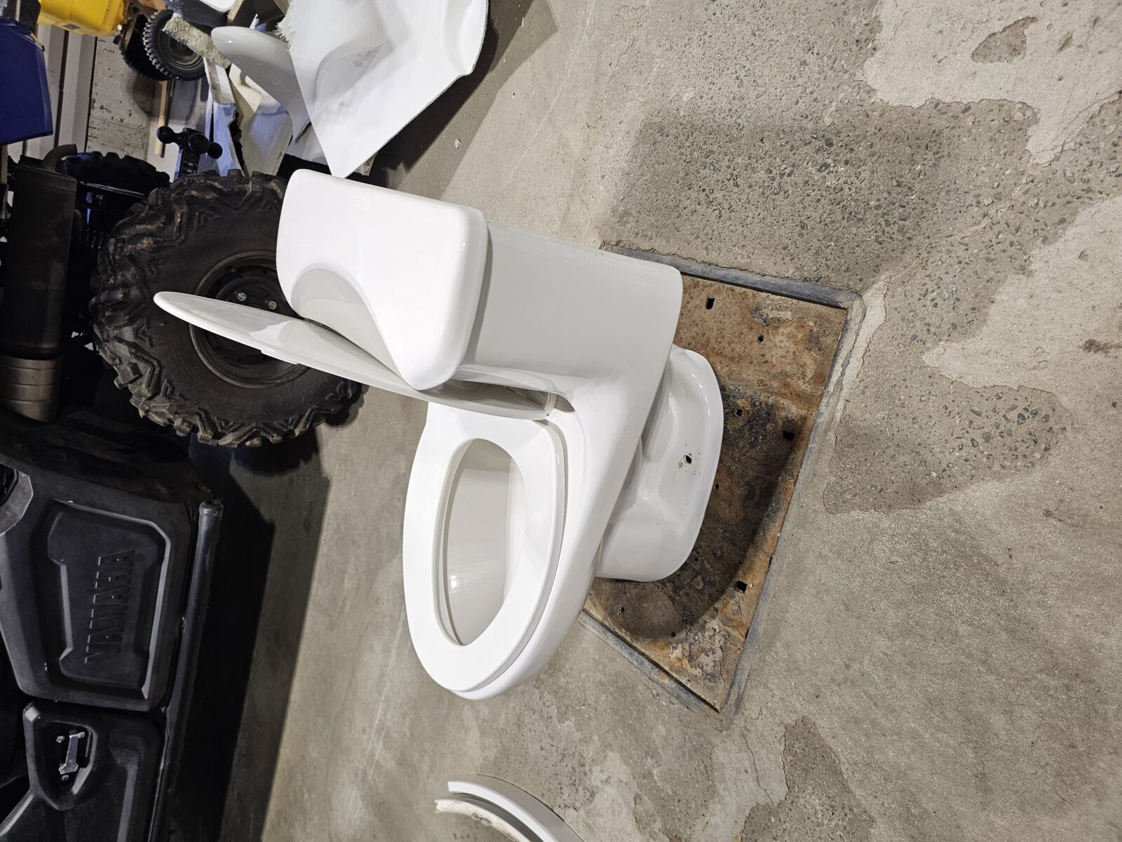 toilette blanche