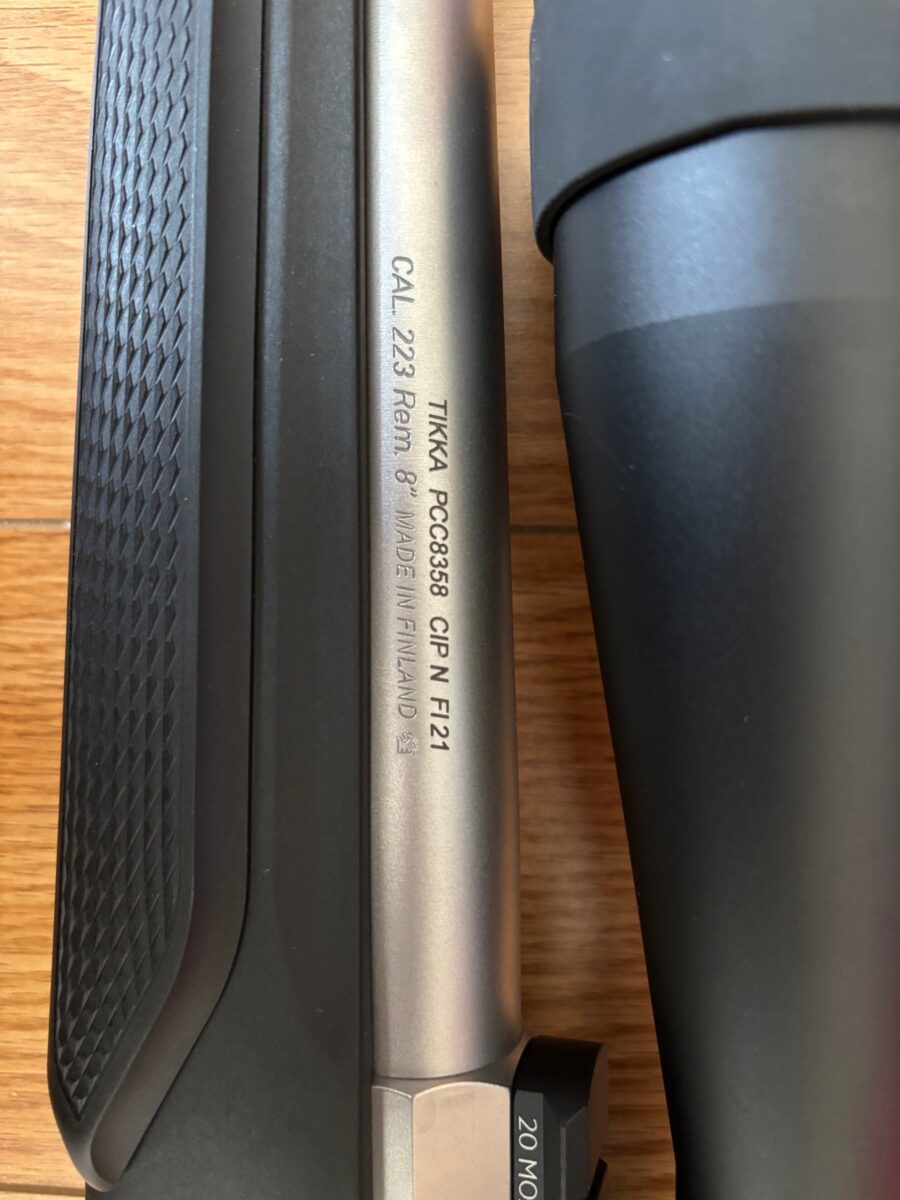 Tikka T3X 223 rem Varmint SS, Optique Viper PTS gen 2 5-25 x 50