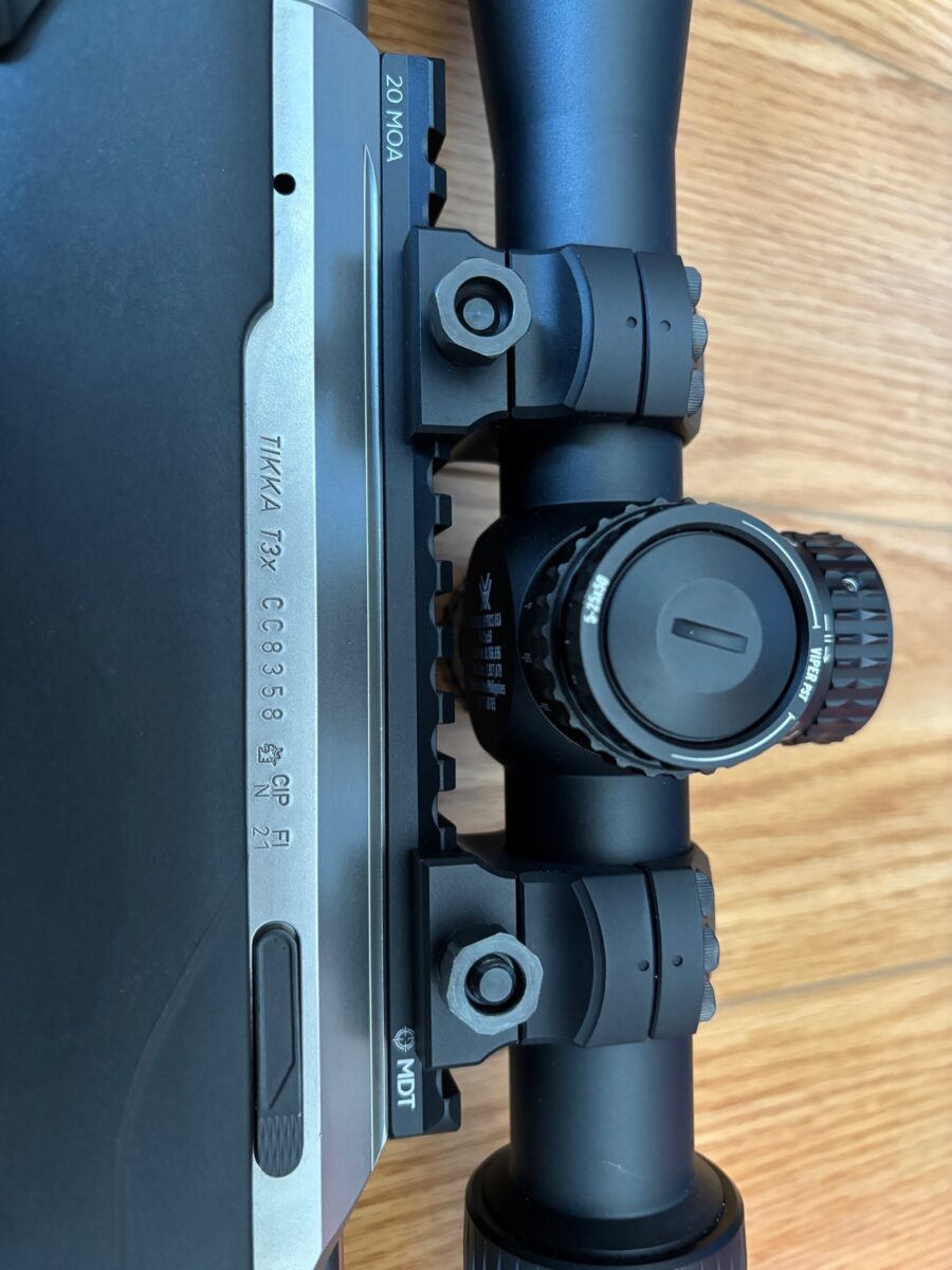 Tikka T3X 223 rem Varmint SS, Optique Viper PTS gen 2 5-25 x 50