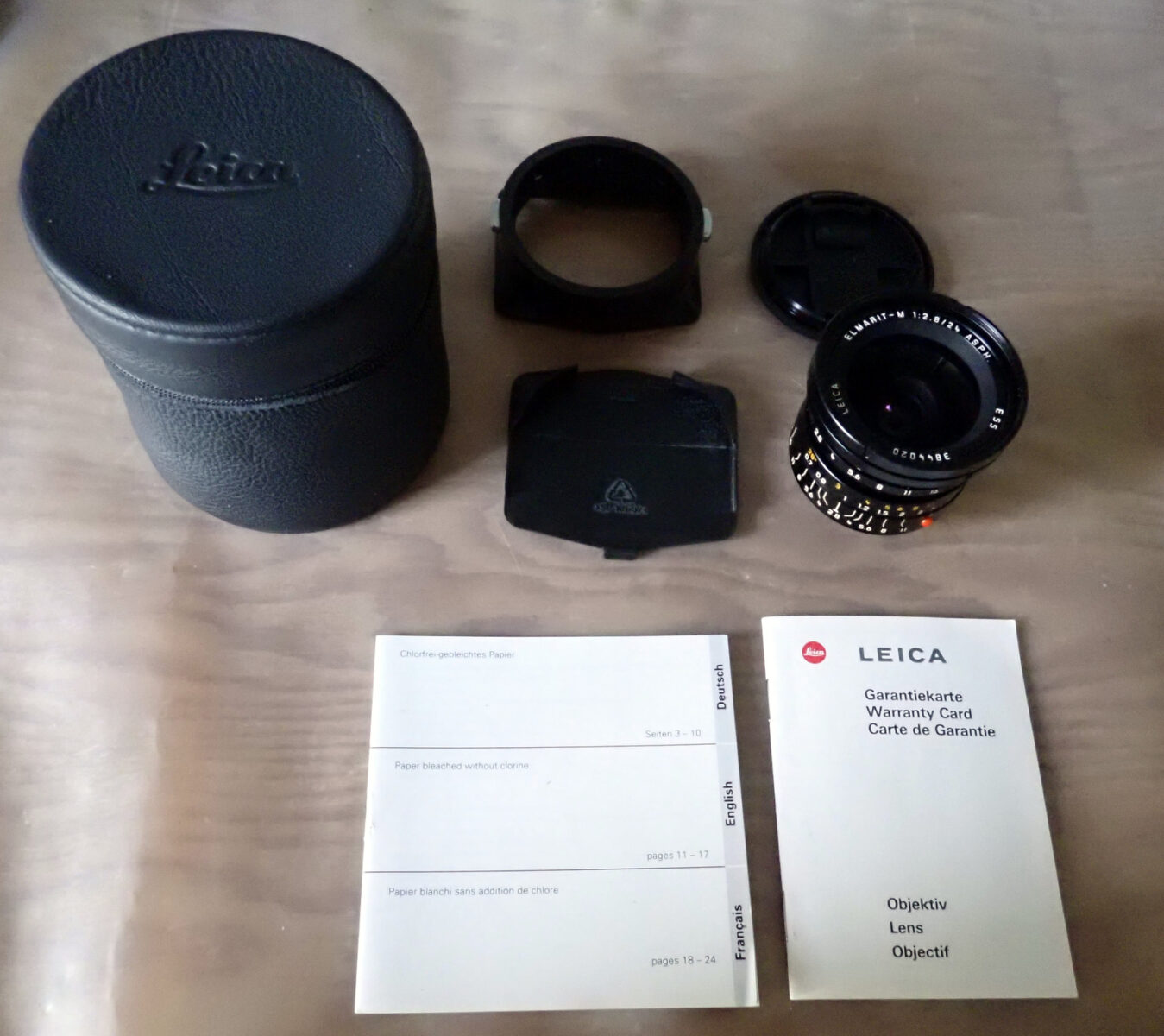 LENTILLE LEICA ELMARIT-M 1:2.8 24mm ASPH