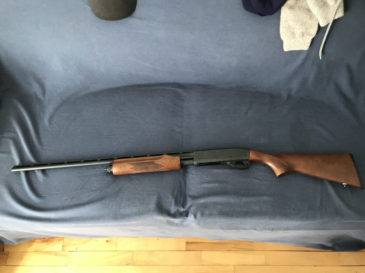 Fusil 410 pompe 870 remington express, 3 pouces, comme neuf.