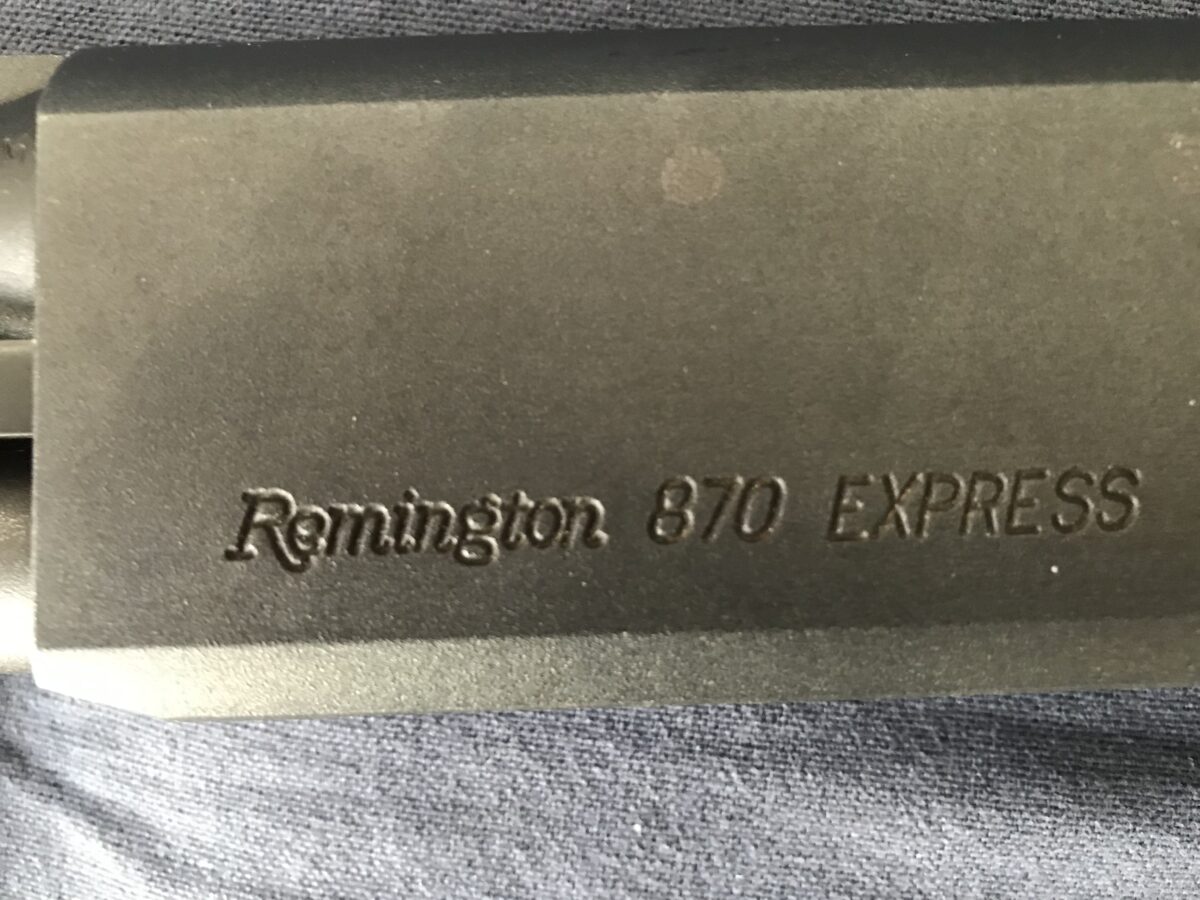 Fusil 410 pompe 870 remington express, 3 pouces, comme neuf.
