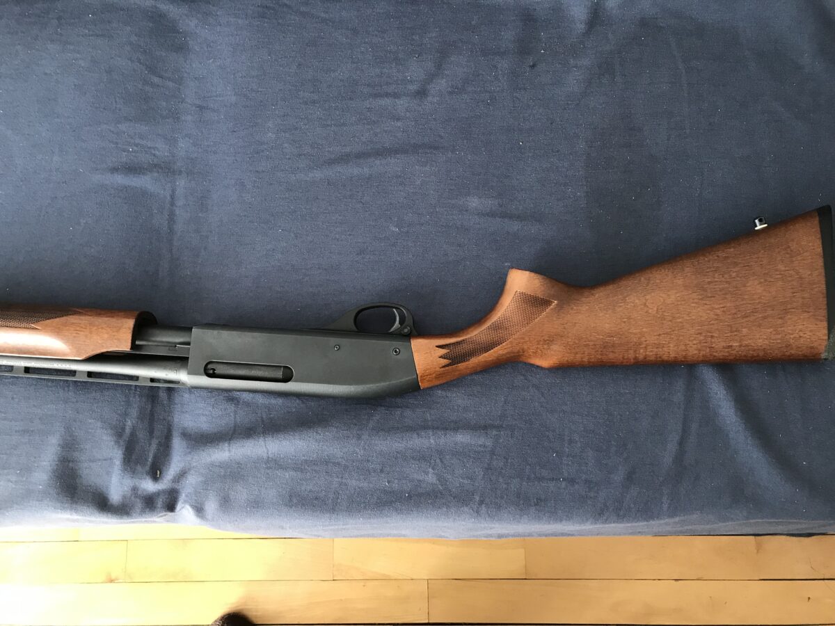 Fusil 410 pompe 870 remington express, 3 pouces, comme neuf.