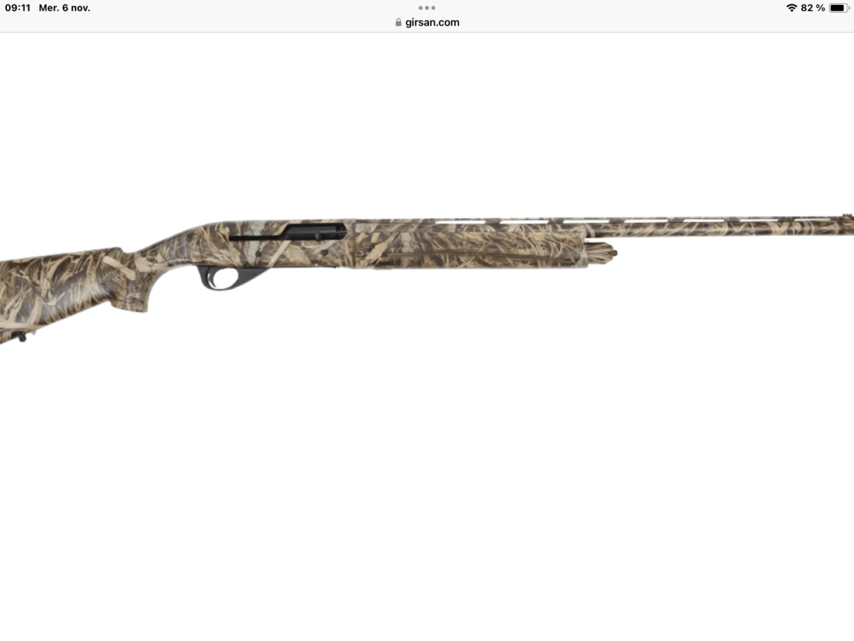 Fusil Girsan cal. 12, semi-automatique, 3 1/2 pouces.