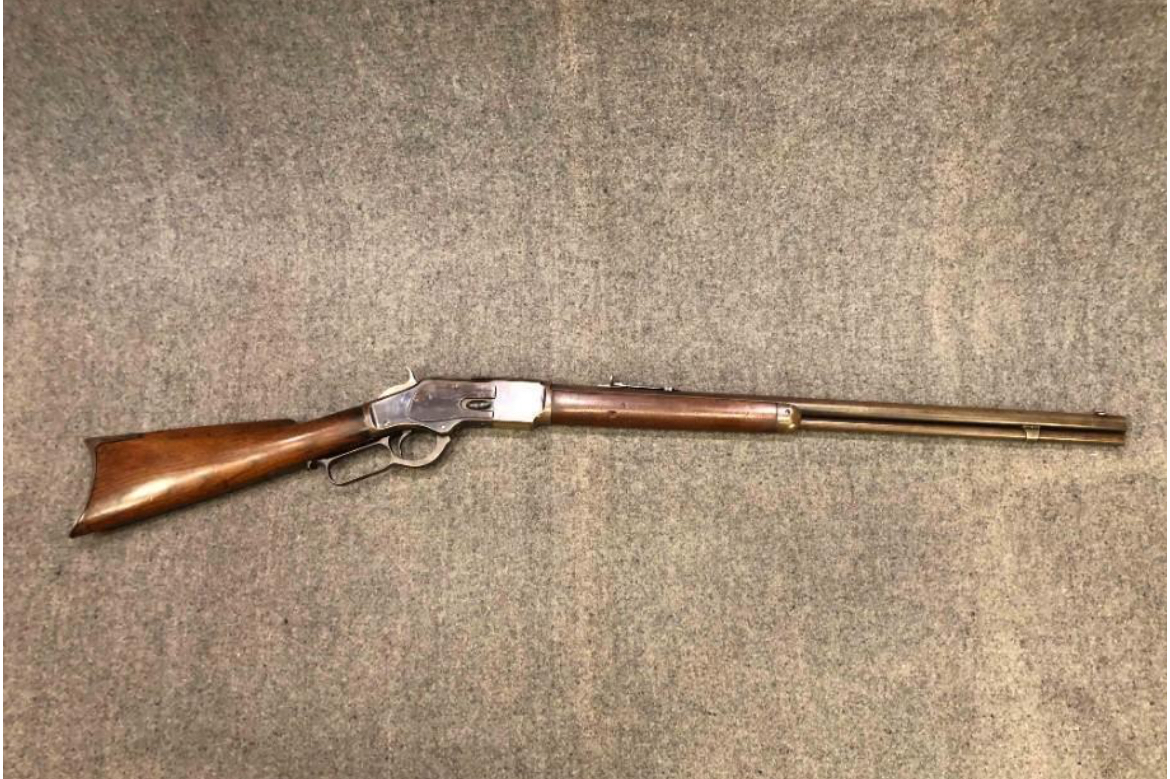 Winchester 1873 rifle en calibre 32-20 fabriqué en 1890.