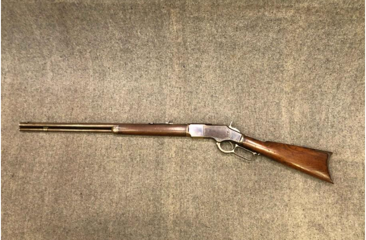Winchester 1873 rifle en calibre 32-20 fabriqué en 1890.
