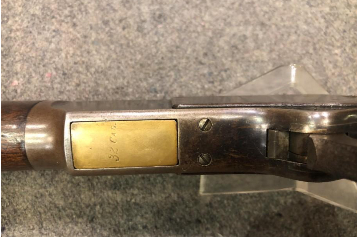 Winchester 1873 rifle en calibre 32-20 fabriqué en 1890.