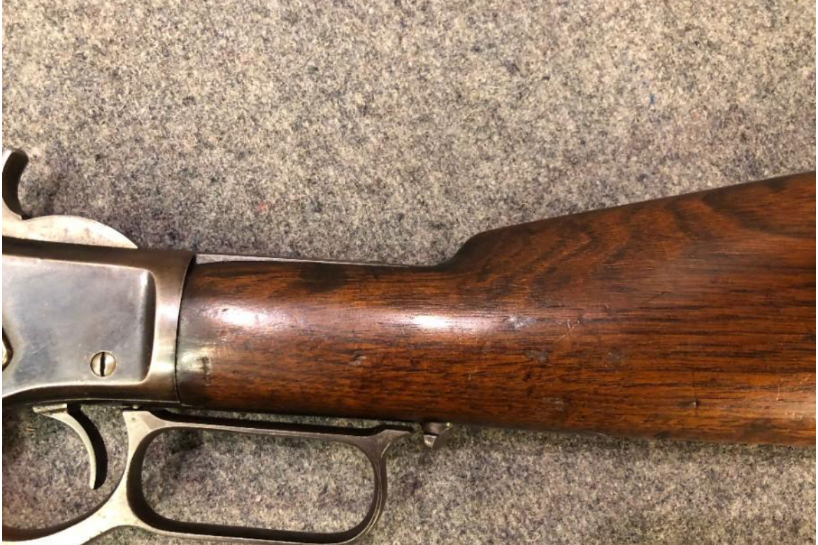 Winchester 1873 rifle en calibre 32-20 fabriqué en 1890.