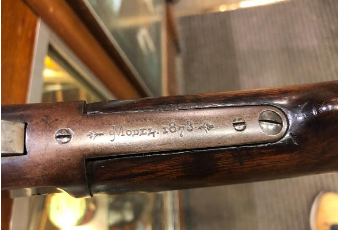Winchester 1873 rifle en calibre 32-20 fabriqué en 1890.