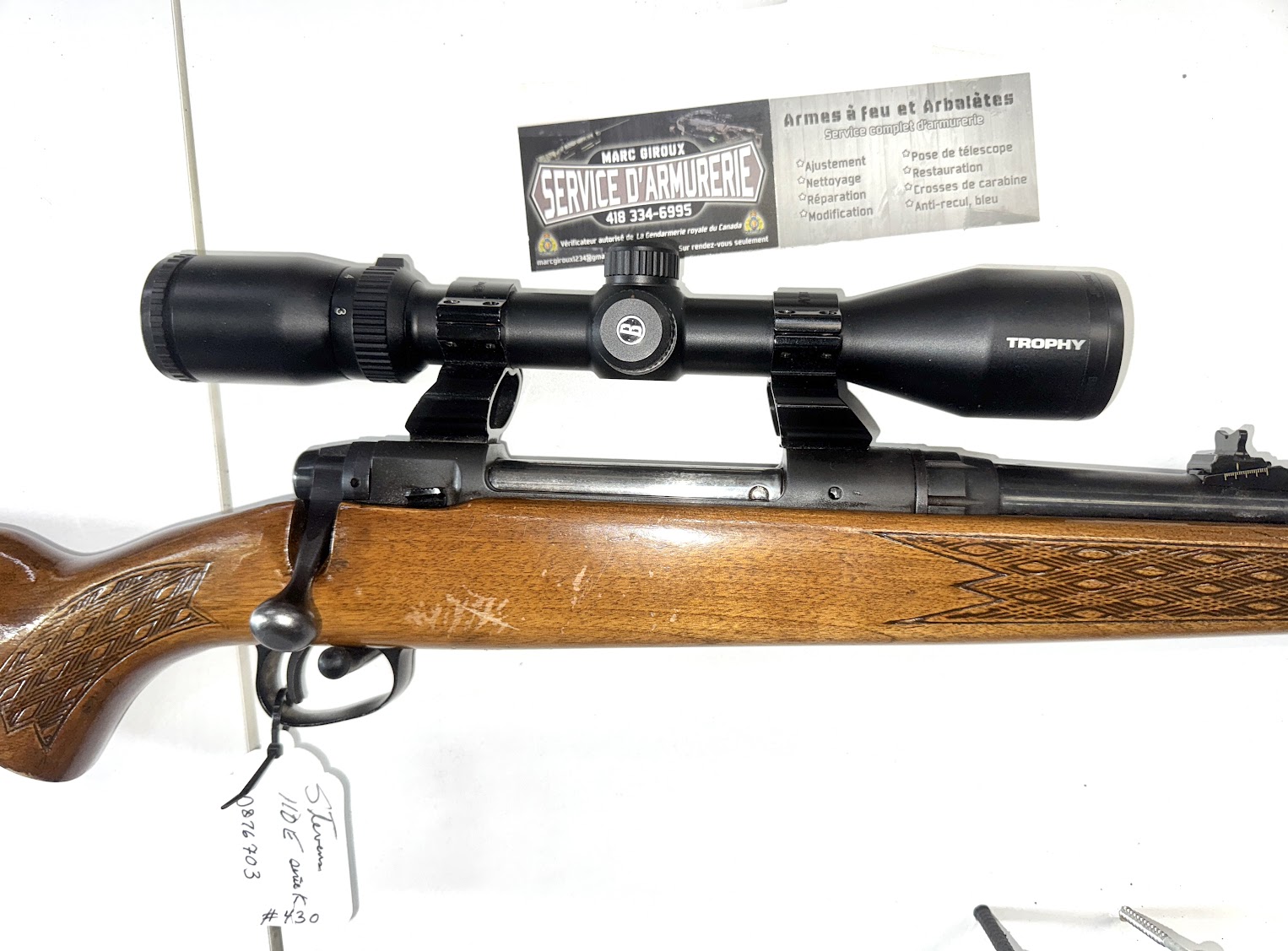 Carabine Stevens 110 E , 30-06 , scope Bushnelle Trophy
