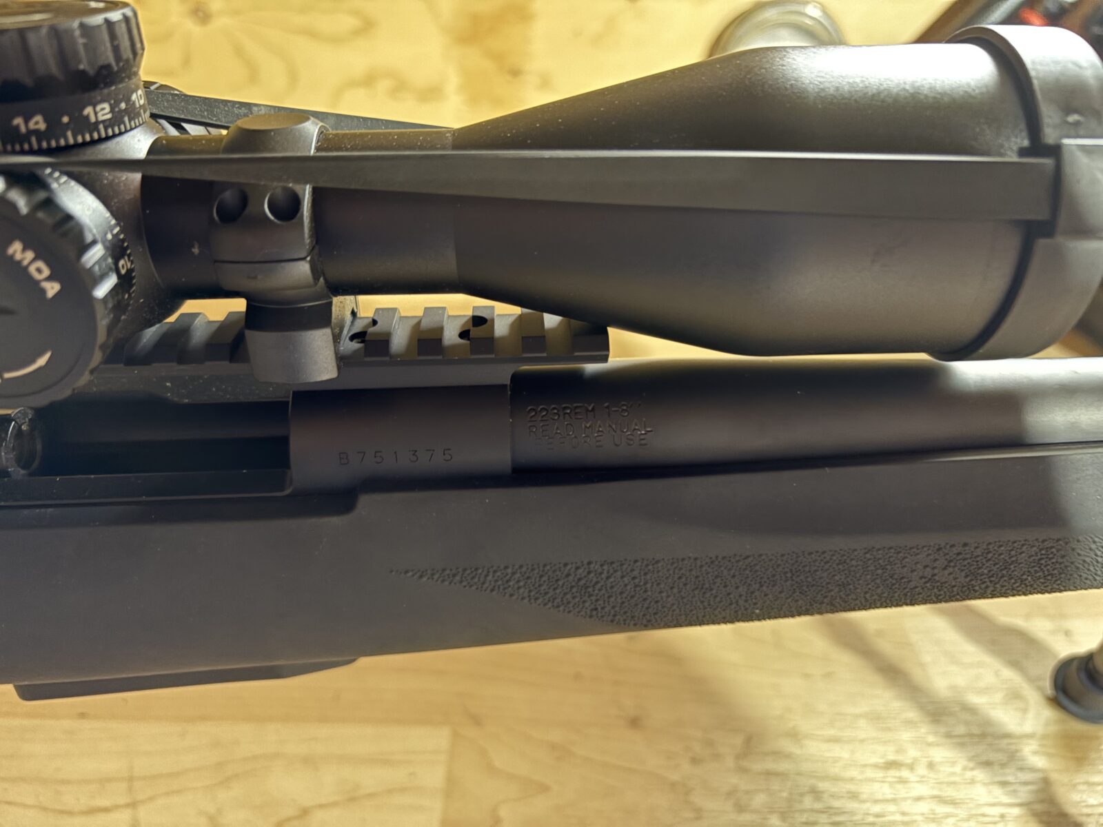 Howa model 1500 .223 avec 900 balles