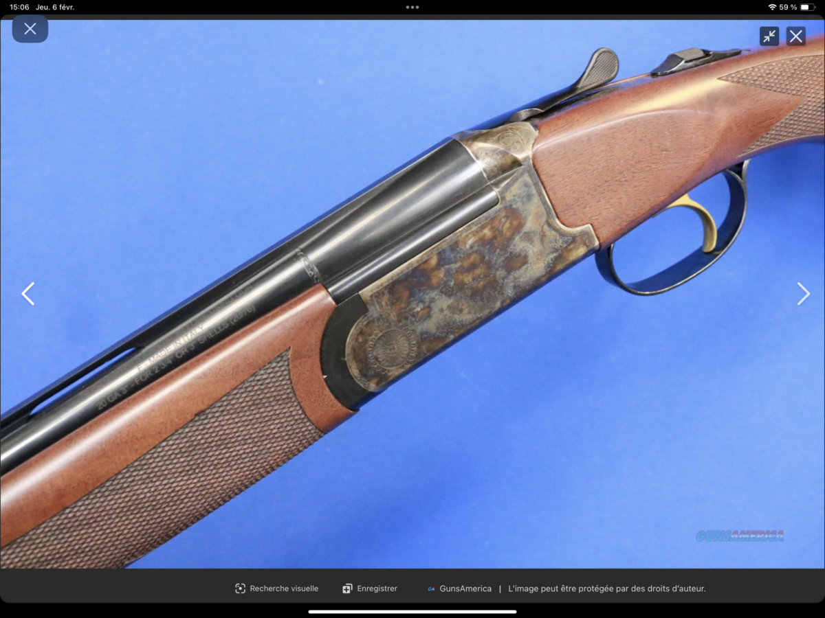 Fusil de chasse Franchi Instinct L 20 ga. 3″ canon 28″. Neuf