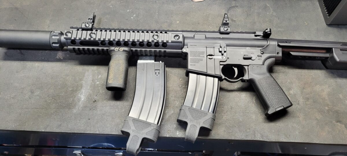 DPMS SBR Full-Auto CO2 Powered Air Rifle – CO2, BB