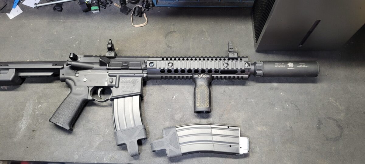 DPMS SBR Full-Auto CO2 Powered Air Rifle – CO2, BB